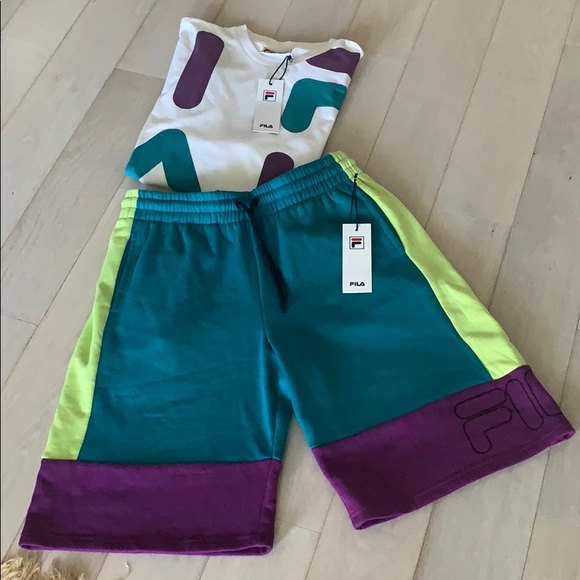 FILA men’s fleece shorts XXL NWT - Picture 6 of 9